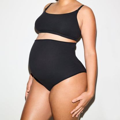 FITS EVERYBODY MATERNITY HIGH-WAISTED BRIEF 5-PACK | ONYX